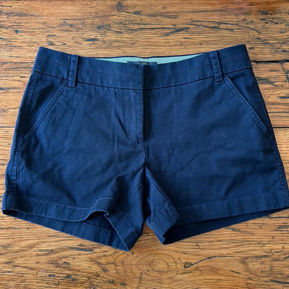 JCrew CHINO Shorts, Navy blue size 4, NWT